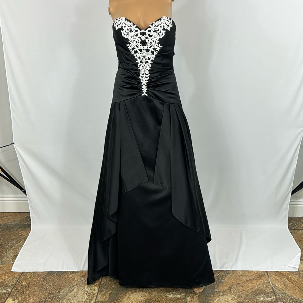 Masquerade Black and White Ball Gown